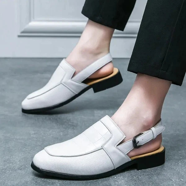 38-47 Plus Sz Men's Slingback Buckle Casual Business Sandals Formal Shoes Summer