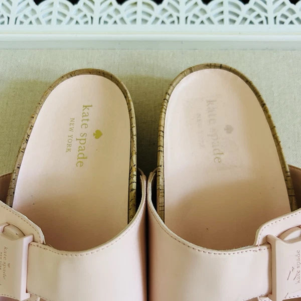 Kate Spade Becca Sandals Size 9 B Pink Women's Style KC411 Slide on