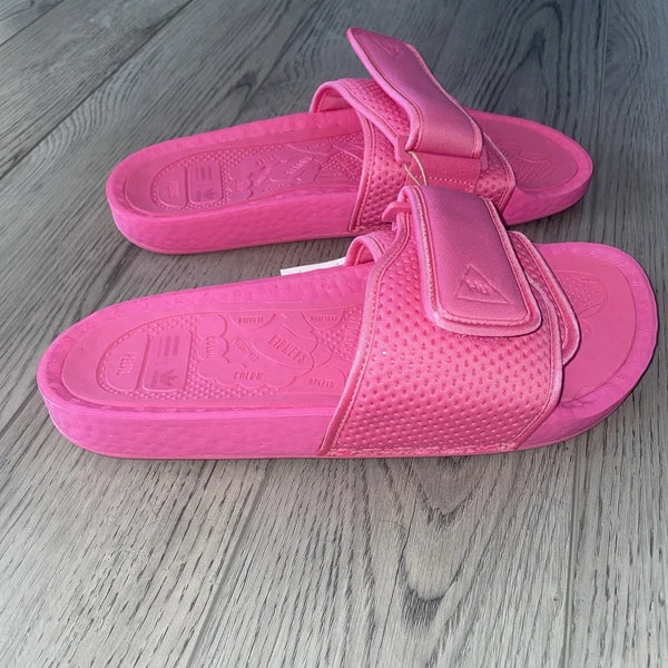 ADIDAS X PHARELL CHANCLETAS HU SLIDE US PINK STYLE FV7289 Women Size 10