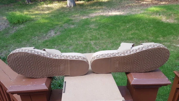 KAANAS Women's Lombok Scalloped Pool Fashion Slides Platform Sandals Almond 10M