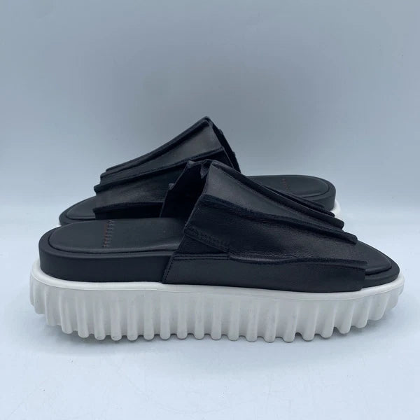 4ccccees Free People Waffo Pleats Thank You Platform Slides US6.5 EU37 Boho NWOB