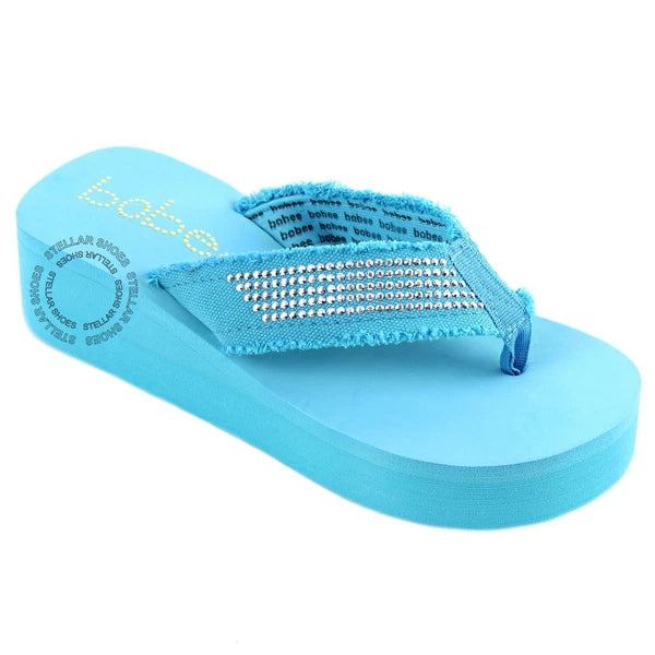 NEW Women's Fashion Platform Wedge Rhinestones Arch Support Comfortable Cushion