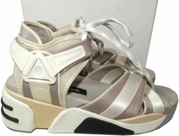 Marc Jacobs Sandals Sport Style Wedge Lace Up Flat Shoes Slides Sz  37