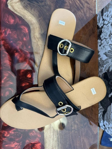 Shein Women’s Black Thong Sandal Size 39 Brand New Never Worn