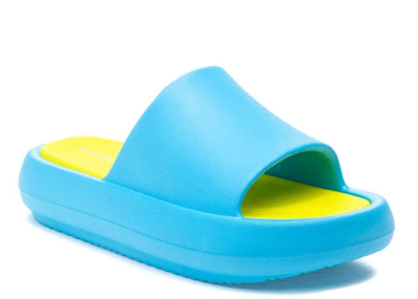 J Slides NYC Beach Slides Squish EVA Sz 7 PINK Sandals NWOB NEW pool cruise swim