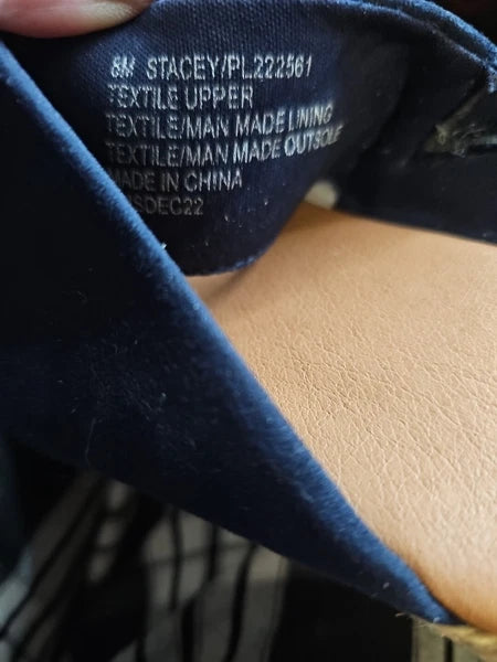 Tommy Bahama Sz 8 Stacey Blue Coastal Wedge Slide Open toe Espadrille Sandal 147