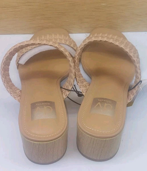 Dolce Vita Womens Style Santana Beige Rope Slide Sandals Shoes Size 8 NIB