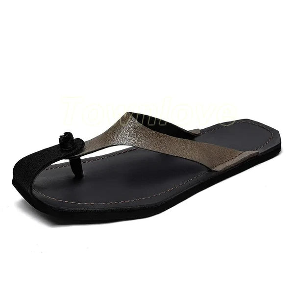 38-47 Plus Size Mens Flip Flops Beach Holiday Sandals Slippers Falt Shoes Summer