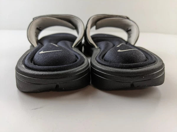 Nike Women Comfort Footbed US 10 Black Sandal Slide Slip On Hook Loop Shoe