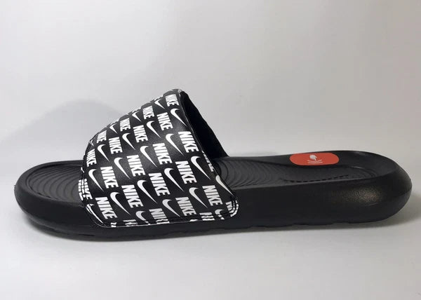 Nike Victori One Slides Men's Printed Black Style #CN9678 006