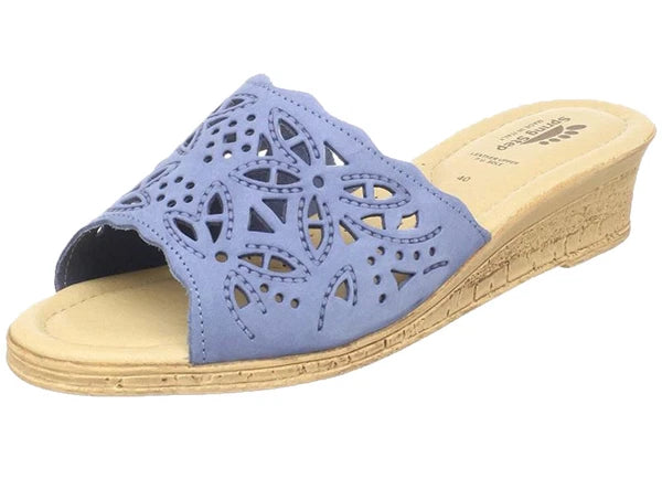 Spring Step ESTELLA-N Women's Fashion Wedge Slide Sandals, 8.5