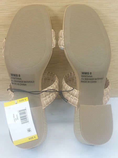 Dolce Vita Womens Style Santana Beige Rope Slide Sandals Shoes Size 8 NIB