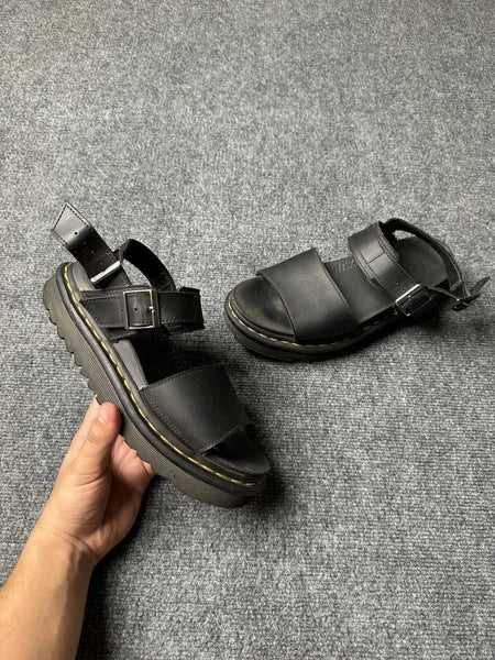 Womens Dr Martens LEATHER STRAP SANDALS, Streetwear Style Size US 8
