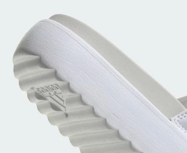 Adidas Adilette Platform Sandal IE9703 White Women's Size 8 M New