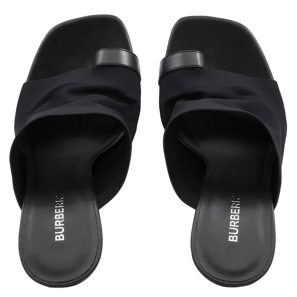 Burberry Tallia Ladies Stretch Toe-ring Mule Sandals, Brand Size 36 ( US Size 6