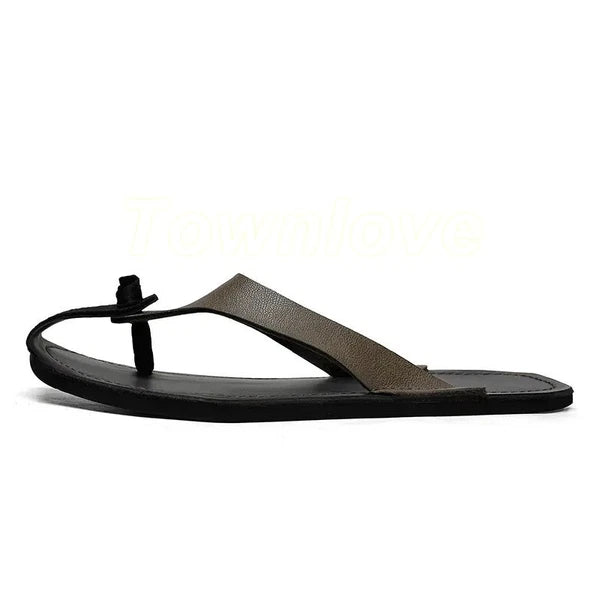 38-47 Plus Size Mens Flip Flops Beach Holiday Sandals Slippers Falt Shoes Summer