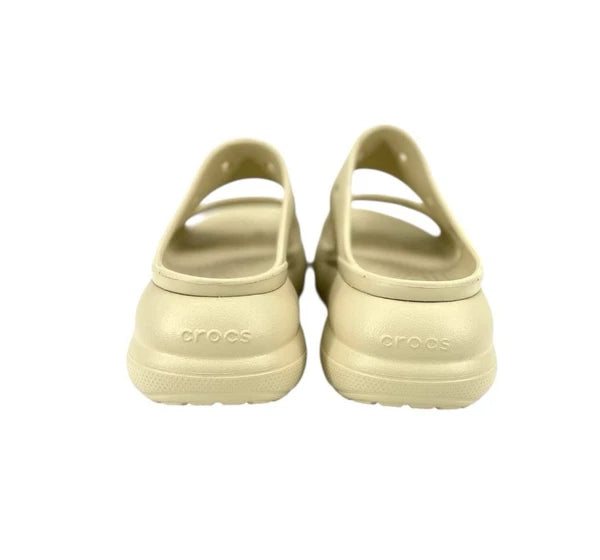 Crocs Crush Platform Slide Sandals Women’s Size 10 Shoe Bone Beige NEW