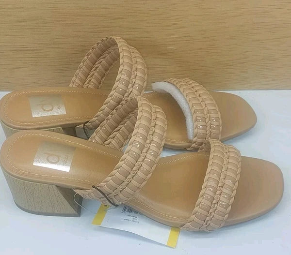 Dolce Vita Womens Style Santana Beige Rope Slide Sandals Shoes Size 8 NIB
