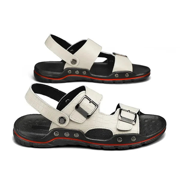 38-48 Plus Size Mens Open Toe Hollow Out Slipper Sandals Flats Summer Beach Size
