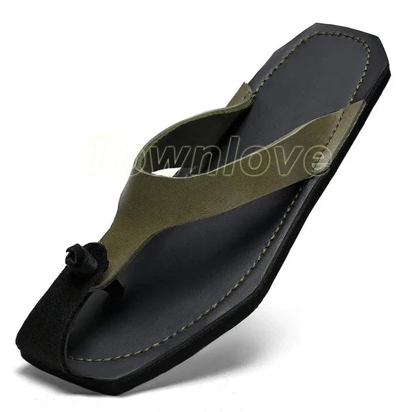 38-47 Plus Size Mens Flip Flops Beach Holiday Sandals Slippers Falt Shoes Summer