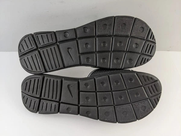 Nike Women Comfort Footbed US 10 Black Sandal Slide Slip On Hook Loop Shoe