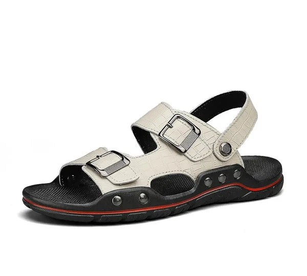 38-48 Plus Size Mens Open Toe Hollow Out Slipper Sandals Flats Summer Beach Size