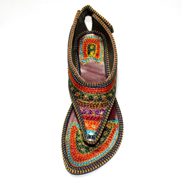 Women mojari sandals traditional Punjabi jutti slipper US style shoes flip flops