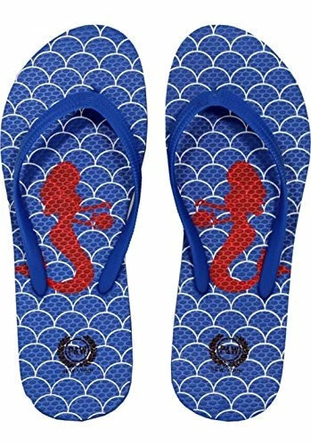 Beaute Fashion Trendy Blue Mermaid Thong Flip Flop