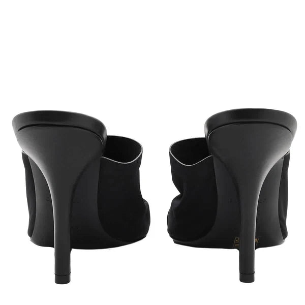 Burberry Tallia Ladies Stretch Toe-ring Mule Sandals, Brand Size 36 ( US Size 6