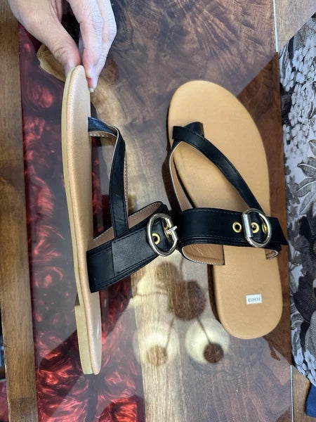 Shein Women’s Black Thong Sandal Size 39 Brand New Never Worn